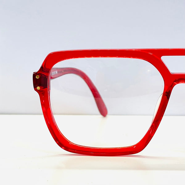 James Fire Red Optical Square